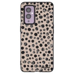 Fekete szilikon tok az alábbi mobiltelefonokra OnePlus 9 - Dots