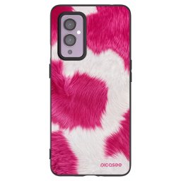 Fekete szilikon tok az alábbi mobiltelefonokra OnePlus 9 - Pink Moo