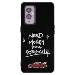 Fekete szilikon tok az alábbi mobiltelefonokra OnePlus 9 - Dark Racer