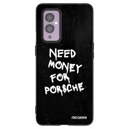 Fekete szilikon tok az alábbi mobiltelefonokra OnePlus 9 - Black Dollar