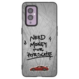Fekete szilikon tok az alábbi mobiltelefonokra OnePlus 9 - Grey Drift