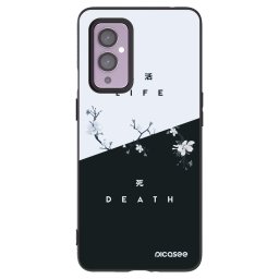 Fekete szilikon tok az alábbi mobiltelefonokra OnePlus 9 - Life - Death