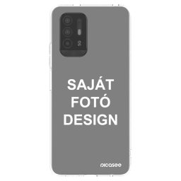 Átlátszó szilikon tok az alábbi mobiltelefonokra OPPO A94 5G - Saját fotó/motívum
