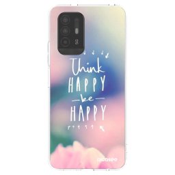 Átlátszó szilikon tok az alábbi mobiltelefonokra OPPO A94 5G - Think happy be happy