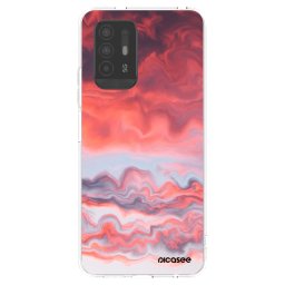 Átlátszó szilikon tok az alábbi mobiltelefonokra OPPO A94 5G - Sunset