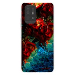 Átlátszó szilikon tok az alábbi mobiltelefonokra OPPO A94 5G - Universe