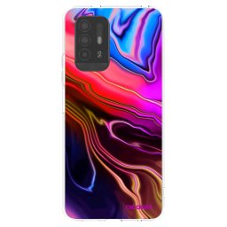 Átlátszó szilikon tok az alábbi mobiltelefonokra OPPO A94 5G - Electric