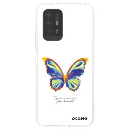 Átlátszó szilikon tok az alábbi mobiltelefonokra OPPO A94 5G - Diamanty White