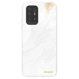 Átlátszó szilikon tok az alábbi mobiltelefonokra OPPO A94 5G - White