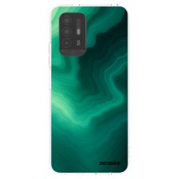Átlátszó szilikon tok az alábbi mobiltelefonokra OPPO A94 5G - Malachite
