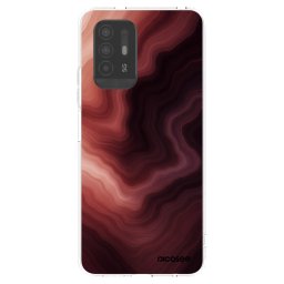 Átlátszó szilikon tok az alábbi mobiltelefonokra OPPO A94 5G - Rouge