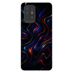 Átlátszó szilikon tok az alábbi mobiltelefonokra OPPO A94 5G - Noir