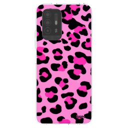 Átlátszó szilikon tok az alábbi mobiltelefonokra OPPO A94 5G - Pink Tiger