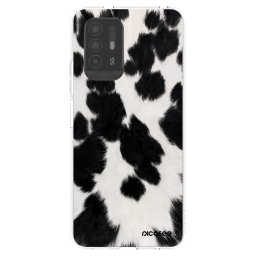 Átlátszó szilikon tok az alábbi mobiltelefonokra OPPO A94 5G - Black Moo
