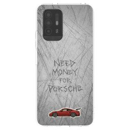 Átlátszó szilikon tok az alábbi mobiltelefonokra OPPO A94 5G - Garage Scratch
