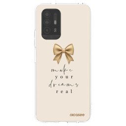 Átlátszó szilikon tok az alábbi mobiltelefonokra OPPO A94 5G - Golden Dream