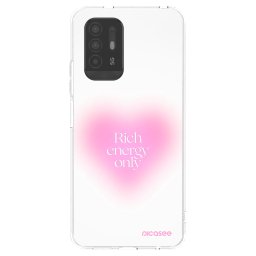 Átlátszó szilikon tok az alábbi mobiltelefonokra OPPO A94 5G - Rich Energy