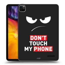 Fekete szilikon tok az alábbi táblagépre Apple iPad Pro 11" 2022 M2 (4.generace) - Angry Eyes - Transparent