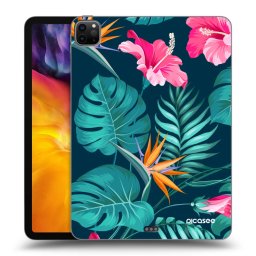 Fekete szilikon tok az alábbi táblagépre Apple iPad Pro 11" 2022 M2 (4.generace) - Pink Monstera
