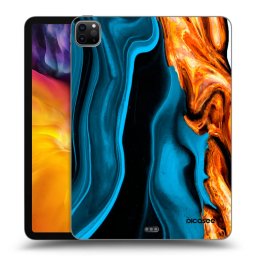 Fekete szilikon tok az alábbi táblagépre Apple iPad Pro 11" 2022 M2 (4.generace) - Gold blue