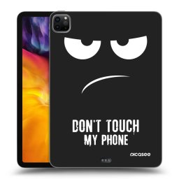 Fekete szilikon tok az alábbi táblagépre Apple iPad Pro 11" 2022 M2 (4.generace) - Don't Touch My Phone