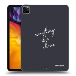 Fekete szilikon tok az alábbi táblagépre Apple iPad Pro 11" 2022 M2 (4.generace) - Everything is a choice