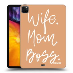 Fekete szilikon tok az alábbi táblagépre Apple iPad Pro 11" 2022 M2 (4.generace) - Boss Mama