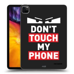 Fekete szilikon tok az alábbi táblagépre Apple iPad Pro 11" 2022 M2 (4.generace) - Shadow Eye - Transparent