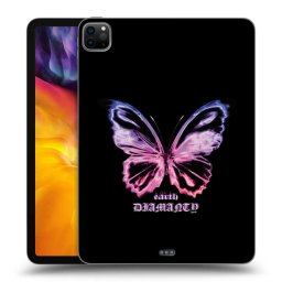 Fekete szilikon tok az alábbi táblagépre Apple iPad Pro 11" 2022 M2 (4.generace) - Diamanty Purple