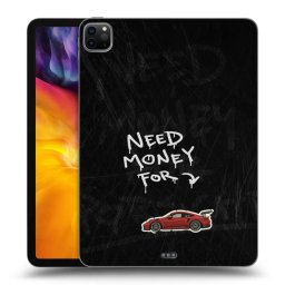 Fekete szilikon tok az alábbi táblagépre Apple iPad Pro 11" 2022 M2 (4.generace) - Track Mode