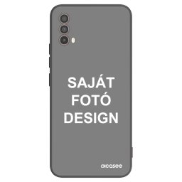 Fekete szilikon tok az alábbi mobiltelefonokra Motorola Moto E40 - Saját fotó/motívum