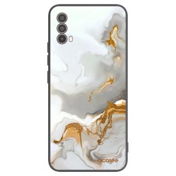 Fekete szilikon tok az alábbi mobiltelefonokra Motorola Moto E40 - Her