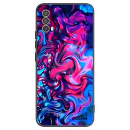 Fekete szilikon tok az alábbi mobiltelefonokra Motorola Moto E40 - Redlight