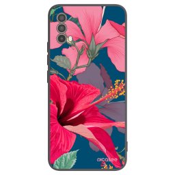 Fekete szilikon tok az alábbi mobiltelefonokra Motorola Moto E40 - Hibiscus