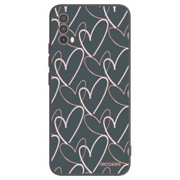 Fekete szilikon tok az alábbi mobiltelefonokra Motorola Moto E40 - Lots of love