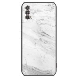 Fekete szilikon tok az alábbi mobiltelefonokra Motorola Moto E40 - White marble