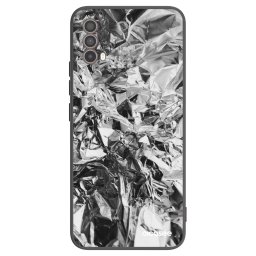 Fekete szilikon tok az alábbi mobiltelefonokra Motorola Moto E40 - Chrome