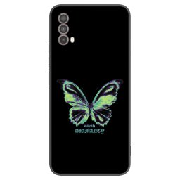 Fekete szilikon tok az alábbi mobiltelefonokra Motorola Moto E40 - Diamanty Blue