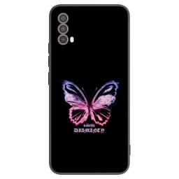 Fekete szilikon tok az alábbi mobiltelefonokra Motorola Moto E40 - Diamanty Purple
