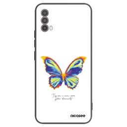 Fekete szilikon tok az alábbi mobiltelefonokra Motorola Moto E40 - Diamanty White