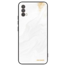 Fekete szilikon tok az alábbi mobiltelefonokra Motorola Moto E40 - White