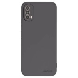 Fekete szilikon tok az alábbi mobiltelefonokra Motorola Moto E40 - Clear