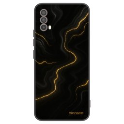 Fekete szilikon tok az alábbi mobiltelefonokra Motorola Moto E40 - Thunder