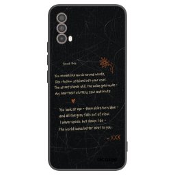 Fekete szilikon tok az alábbi mobiltelefonokra Motorola Moto E40 - POET