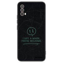 Fekete szilikon tok az alábbi mobiltelefonokra Motorola Moto E40 - LEFT A MARK