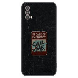 Fekete szilikon tok az alábbi mobiltelefonokra Motorola Moto E40 - EMERGENCY