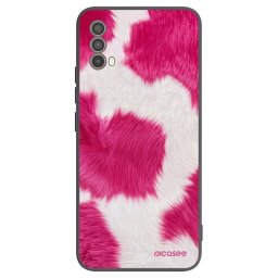 Fekete szilikon tok az alábbi mobiltelefonokra Motorola Moto E40 - Pink Moo