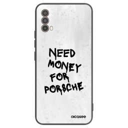 Fekete szilikon tok az alábbi mobiltelefonokra Motorola Moto E40 - White Dollar