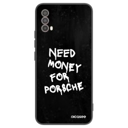 Fekete szilikon tok az alábbi mobiltelefonokra Motorola Moto E40 - Black Dollar