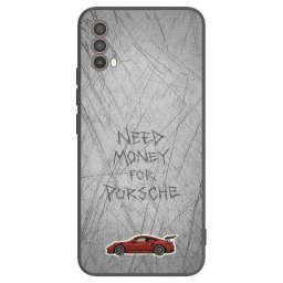 Fekete szilikon tok az alábbi mobiltelefonokra Motorola Moto E40 - Garage Scratch